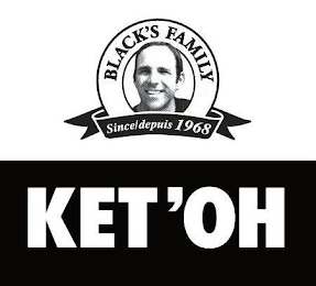 BLACK'S FAMILY SINCE/DEPUIS 1968 KET'OH logo