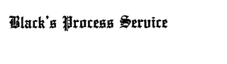 BLACKS PROCESS SERVICE logo