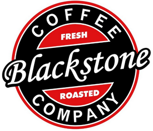 BLACKSTONE COFFEE COMPANY FRESH ROASTED logo