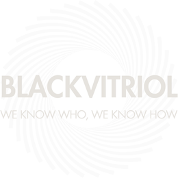 BLACKVITRIOL WE KNOW WHO, WE KNOW HOW logo