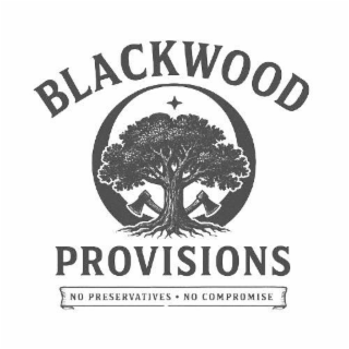 BLACKWOOD PROVISIONS NO PRESERVATIVES NO COMPROMISE logo
