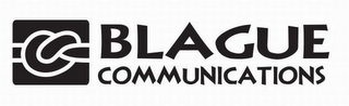 BLAGUE COMMUNICATIONS logo