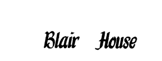 BLAIR HOUSE logo