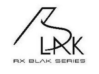 BLAK RX BLAK SERIES logo