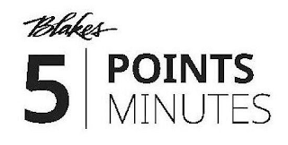 BLAKES 5 POINTS MINUTES logo