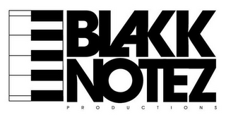 BLAKK NOTEZ PRODUCTIONS logo