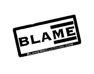 BLAME BLAMEMECLOTHING.COM logo