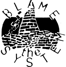 BLAME THE SYSTEM logo