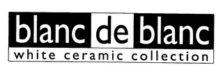 BLANC DE BLANC WHITE CERAMIC COLLECTION logo