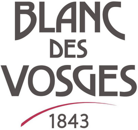 BLANC DES VOSGES 1843 logo