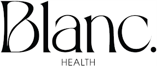 BLANC. HEALTH logo