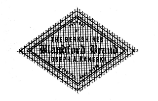 BLANDFORD BRAND PRODUCT OF THE BERKSHIRES JOSEPH A. KANESKI BLANFORDE, MASS.  01008 logo