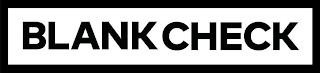 BLANK CHECK logo