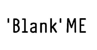 BLANK ME logo