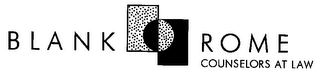 BLANK ROME COUNSELORS AT LAW logo