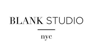 BLANK STUDIO NYC logo