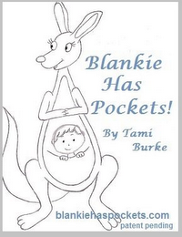 BLANKIE HAS POCKETS BY TAMI BURKE BLANKIE HAS POCKETS.COM logo