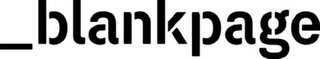 BLANKPAGE logo