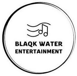 BLAQK WATER ENTERTAINMENT logo