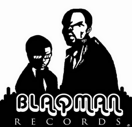 BLAQMAN R E C O R D S logo
