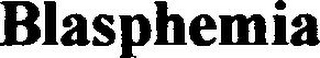 BLASPHEMIA logo