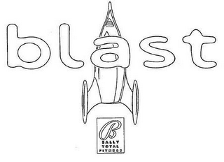 BLAST B BALLY TOTAL FITNESS logo