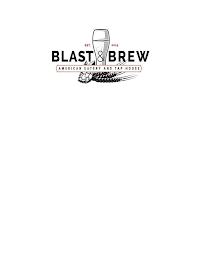 BLAST & BREW AMERICAN EATERY AND TAP HOUSE EST 2015 logo