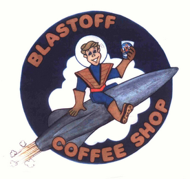 BLASTOFF COFFEE SHOP logo
