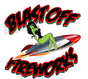 BLASTOFF FIREWORKS logo