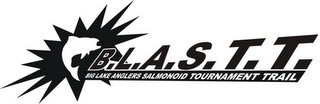 B.L.A.S.T.T. BIG LAKE ANGLERS SALMONOID TOURNAMENT TRAIL logo