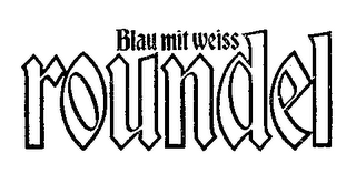 BLAU MIT WEISS FOUNDEL logo