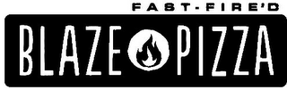 BLAZE FAST-FIRE'D PIZZA logo