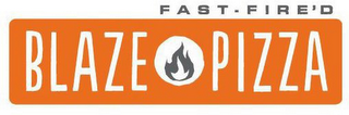 BLAZE FAST-FIRE'D PIZZA logo