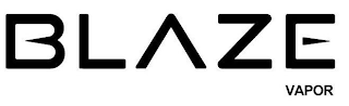 BLAZE VAPOR logo
