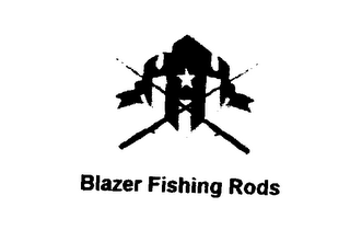 BLAZER FISHING RODS logo