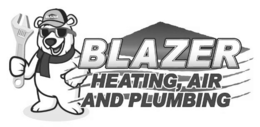 BLAZER HEATING, AIR AND PLUMBING logo
