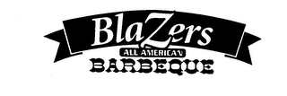 BLAZERS ALL AMERICAN BARBEQUE logo