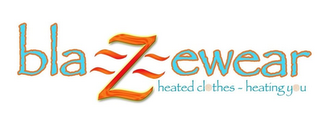 BLAZEWEAR HEATED CLOTHES - HEATING YOU logo