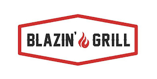 BLAZIN' GRILL logo