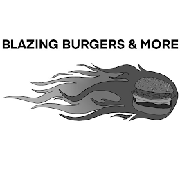 BLAZING BURGERS & MORE logo