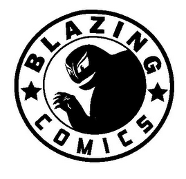 BLAZING COMICS logo