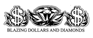 BLAZING DOLLARS AND DIAMONDS logo