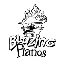 BLAZING PIANOS logo