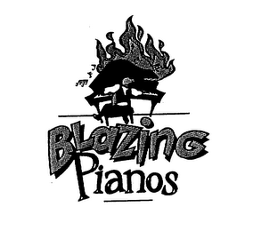 BLAZING PIANOS logo