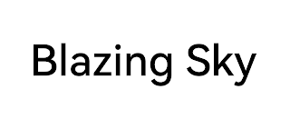 BLAZING SKY logo