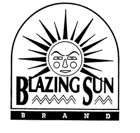 BLAZING SUN BRAND logo