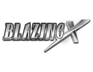 BLAZING X logo