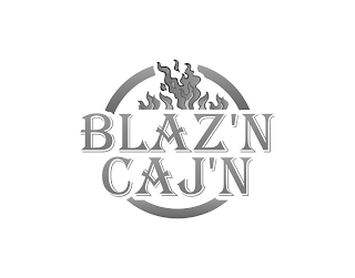 BLAZ'N CAJ'N logo
