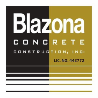 BLAZONA DEVELOPMENT, INC. LIC. NO. 442772 logo