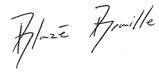 BLAZÉ BRAILLE logo